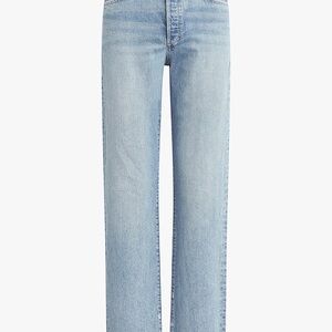 Favorite Daughter The Otto High Rise Boyfriend. Light Blue Straight Leg Jeans